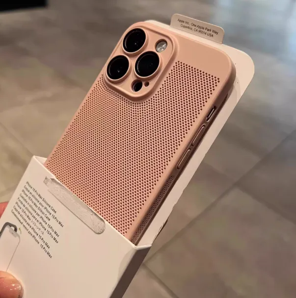 fundas para iPhone 14, enfriamiento para iPhone 15, nuevo modelo iPhone 16 Pro Max, delgadas, transpirables para iPhone 11 Pro, con protector de lente incluido, cubierta completa para iPhone X, mate para iPhone 13, iPhone XS Max, unisex, para iPhone 8 Plus, ideal para verano, funda para iPhone SE