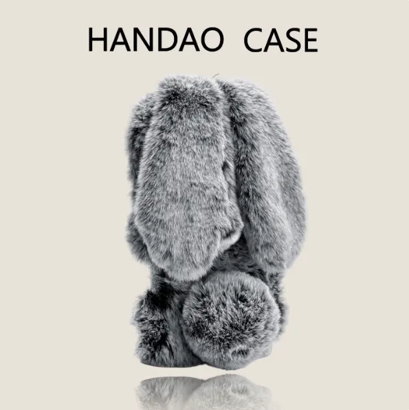 🐰かわいさ満点！iPhone用うさぎの耳ふわふわスマホケース｜バイオニックデザイン・動物由来成分ゼロ・17Pro/16Pro Max/15P対応・衝撃吸収・高級感ある保護カバー