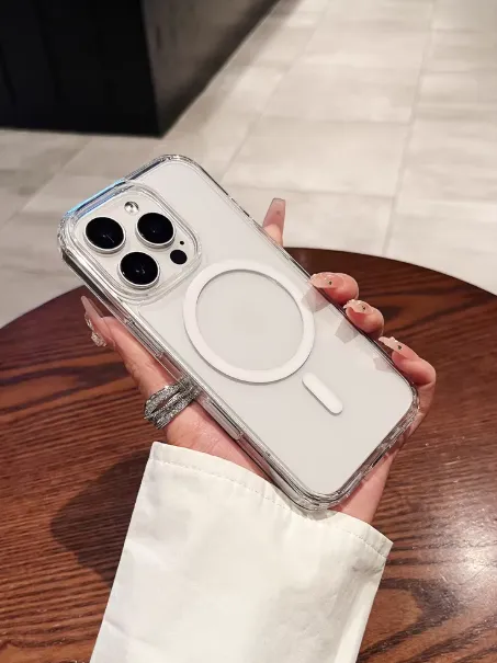 애플 17 시리즈 매그세이프 마그네틱 핸드폰 케이스 투명/매트/블랙 전체커버 내구성 강화 초박형 보호 커버