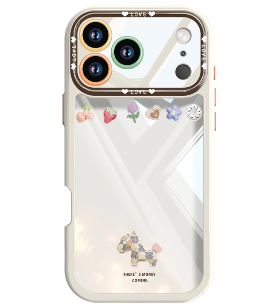 Sofort verfügbar Geld Apple 17 Pro Max Handyhülle Silikon Creme iPhone 16 Pro Max kreativ Cartoon 15 Pro hochwertig weiblich 13 transparent Plus stoßfest Weichhülle 12 extrem beliebt 14 dünn Max